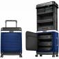 Preview: Pull Up | Suitcase Reisekoffer mit patentiertem Regalsystem (estate blue)